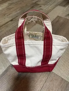 エルエルビーン トートバッグ 80s レッド 2色タグ ギザタグ Mサイズ