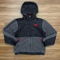 USA150ノースフェイスグレー灰色ポーラテックデナリフリースジャケットパーカ