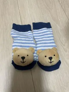 ベビー靴下 クマの顔デザイン　未使用