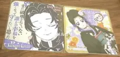 鬼滅の刃 アートコースター 胡蝶しのぶ 2点セット カフェ 原画展