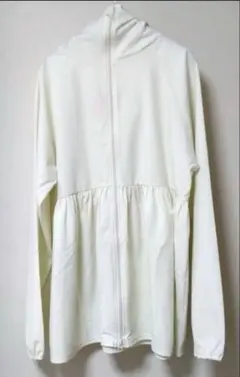 coca UVカット フード付きギャザーパーカー L