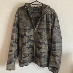 ディーゼル　レザーパーカー　メンズ　Mサイズ