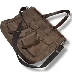 【状態良好】バーバリーブラックレーベル ナイロン 2way バッグ