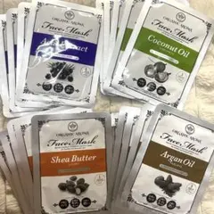 オーガニックアロマ シートマスク 4種セット20枚