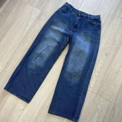 バギーパンツ Lサイズ レディース デニムパンツ