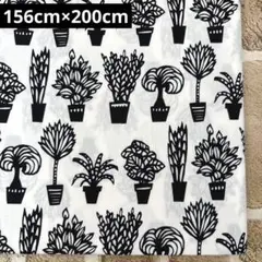 シーチング生地 観葉植物柄 156cm×200cm