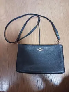 COACHコーチ レイラ ショルダーバッグ ダブルジップ レザー F38273 