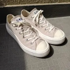ALL STAR ベージュ ローカット スニーカー　25.0