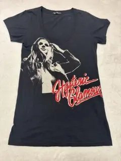 ヒステリックグラマー ヒスガール Vネック Tシャツ カットソー 黒 y2kのサムネイル