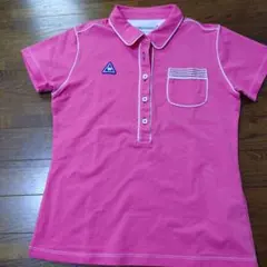 le coq sportif ゴルフ ポロシャツ M ピンク
