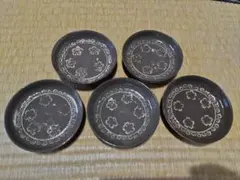 茶道具 九谷焼 古九谷 吸坂手 鷺図丸皿5枚 C - メルカリ