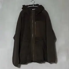 ユニクロ White Mountaineering ボアフリース ジップパーカー