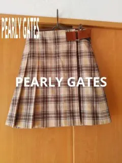 PEARLY GATES★上品なタータンチェックスカートパーリーゲイツ