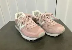 New Balance 574 ピンク スニーカー　ニューバランス　23.5cm