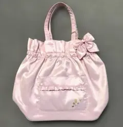 【Oshicoco×axes femme】推し活サテントートバッグ（ピンク）のサムネイル