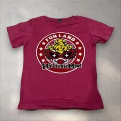 ヒステリックミニ　半袖　Tシャツ　ピンク　100