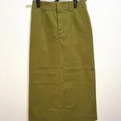 ゆき様【Mila Owen】裾レイヤードストレートスカートレディース オリーブ