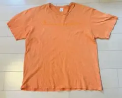 Champion チャンピオン Tシャツ 半袖 ロゴ オレンジ