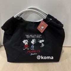 刺繍軽量　スヌーピー　2WAYトートバッグ