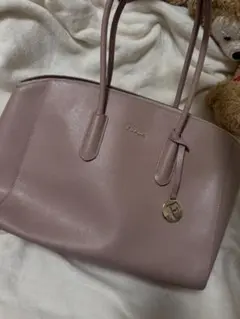 PRADAピンク レザートートバッグ