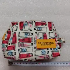 【未使用・匿名配送】 ロクシタン ハンドクリーム柄 ポーチ ノベルティ