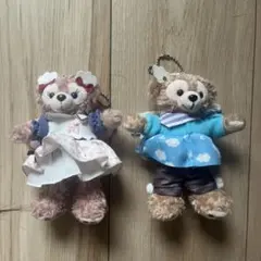 ダッフィー シェリーメイ ぬいぐるみバッジ オータムスリープオーバー