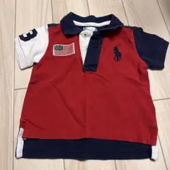 ポロ・ラルフ・ローレン ポロシャツ 赤/青/白