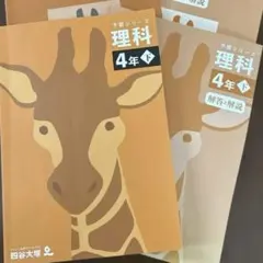 四谷大塚予習シリーズ理科４年下のセットです。