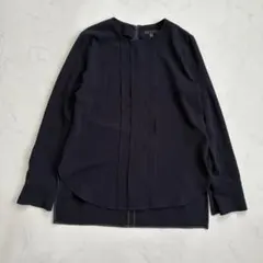 美品　ICB 洗える　プルオーバー　ネイビー　トップス　長袖のサムネイル
