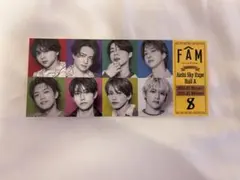 timelesz FAM 会場限定チケット風ステッカー 黄色