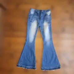 ベルボトム デニム