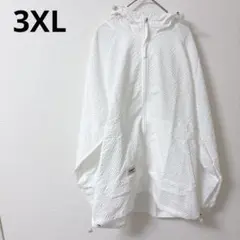 新品❣️【イーギオス】フード付きパーカー 3XL 白 サラサラ 薄手のサムネイル