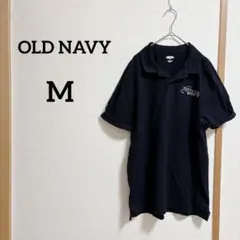 ★OLD NAVY ブラック ポロシャツ メンズ カジュアル【M】