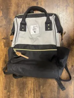 anello リュック グレー/ブラック