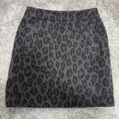 URBAN RESEARCH ヒョウ柄タイトスカート S