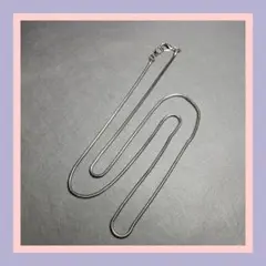 シルバーメッキ ストラップ110cm美品