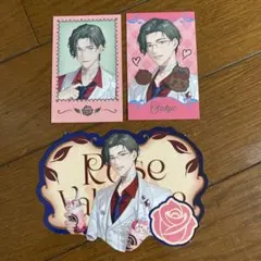 五木左京 Rose Valentine チェキ風カード レア 香り付きカード