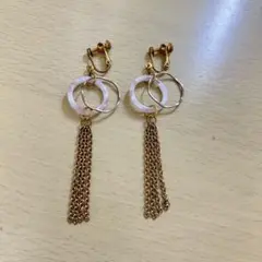 イヤリング　桜　リング