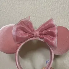 ミッキー耳ヘアバンド ピンク