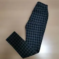 新品未使用　トップバリュ　裏起毛　チェック柄長ズボン　160