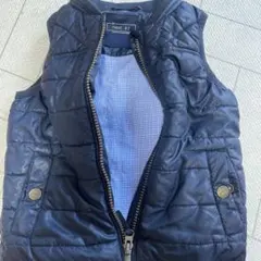 next 9-12ヶ月 キルティングアウター ネイビー