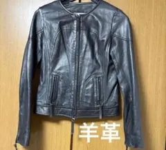 希少 BEATRICE ライダース 本革 ラムレザー 羊革