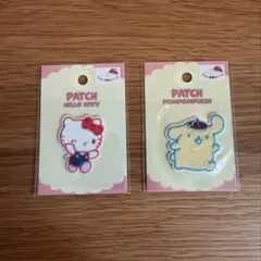 Sanrio ハローキティ　ポムポムプリン 2WAYワッペン