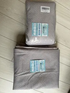 防水敷きパッド 180×205cm グレー 2枚セット