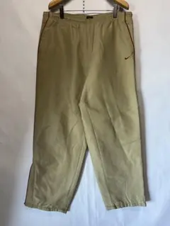 00's NIKE ナイキ スウォッシュ ロゴ刺繍 中綿 パンツ サイドライン