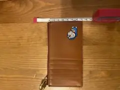 ドラえもん刺繍 ブラウンパスケース