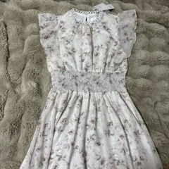 tocco closet 花柄ワンピース ローズ シフォン