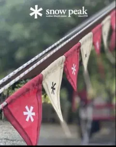 スノーピーク フラッグガーランド海外限定日本未販売UG-441-SPC 1セット