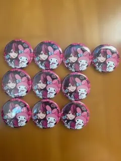 シクフォニ LAN サンリオ缶バッジ 等身10個セット