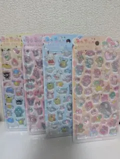 あ*◎様 うるちゅるポップシール　サンリオキャラクターズセット